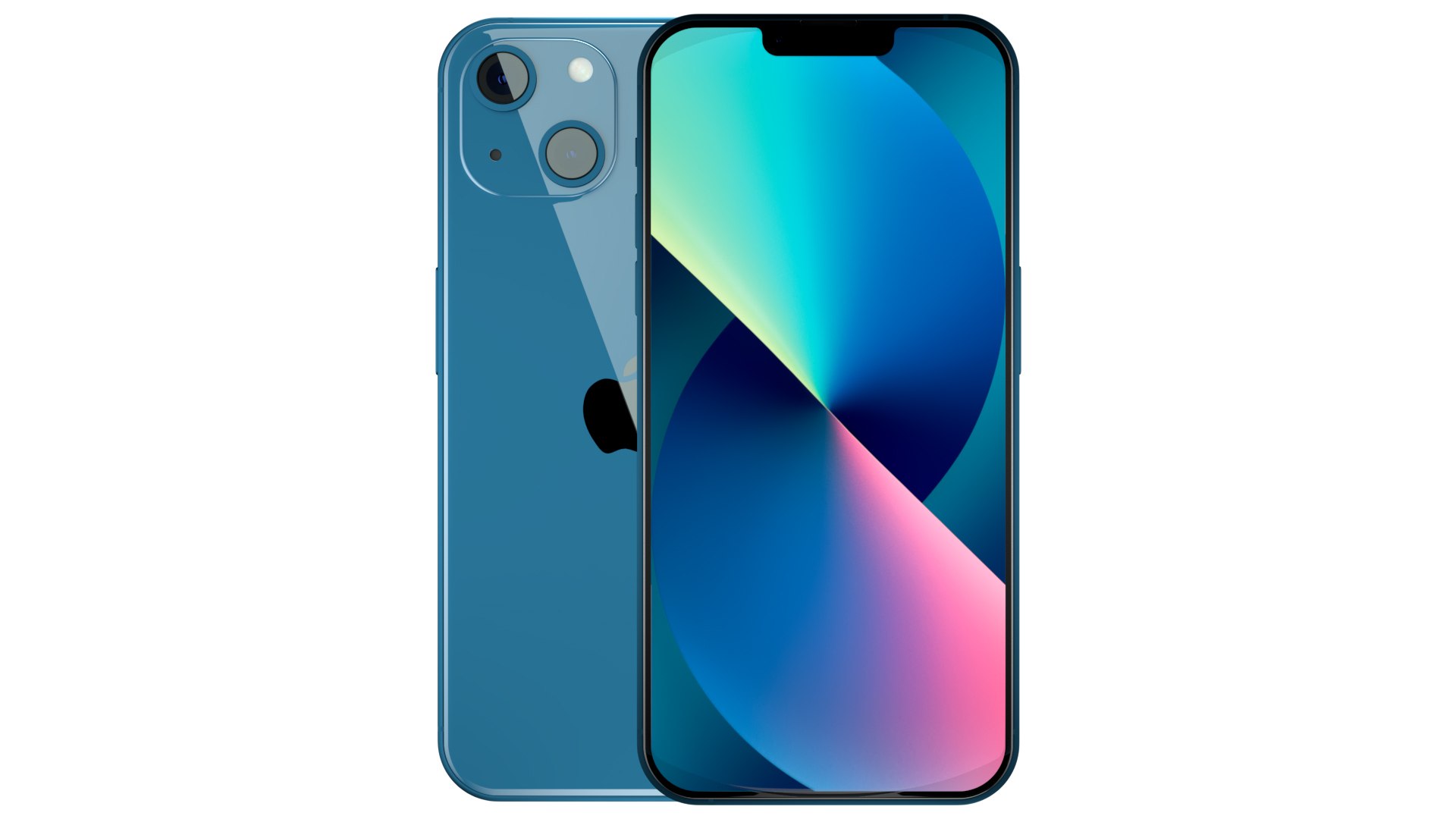 IPhone 13 Blue Pro Scene Model - TurboSquid 1791744