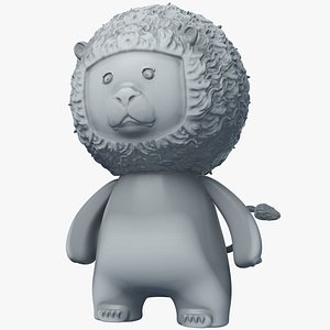 animal beast lion 3D