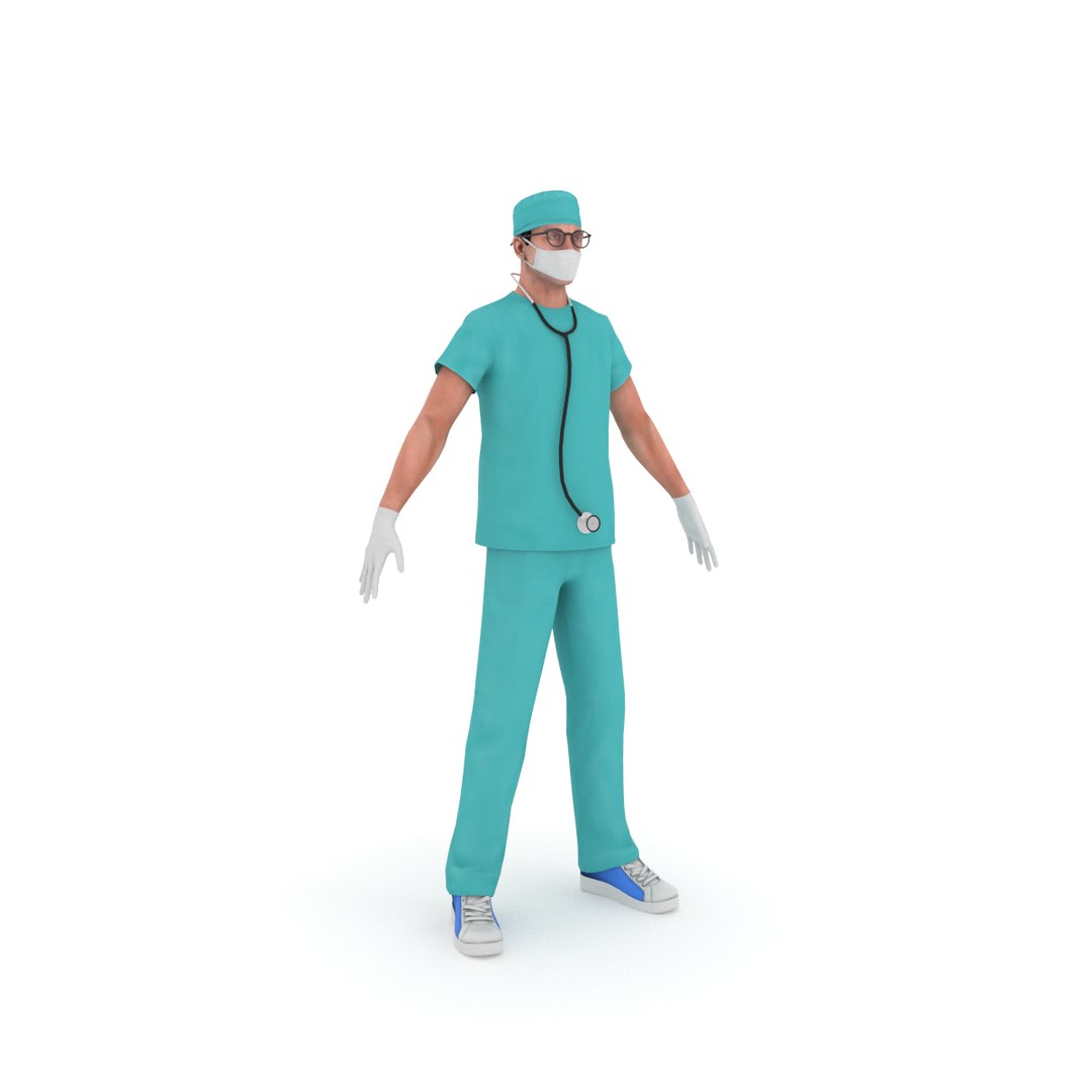 3D Model Surgeon Doctor - TurboSquid 1342026