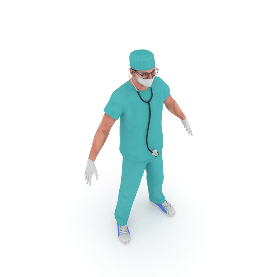 3D model surgeon doctor - TurboSquid 1342026