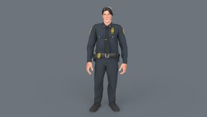 3D Police Boy