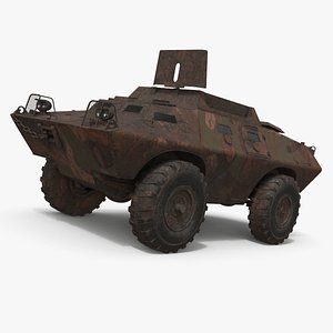 Cadillac V-100 Light APC Rusted Camouflage Simplified