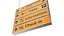 Airport Signs And Timetables Collection 3D model