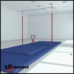 gymnastics bar 3D