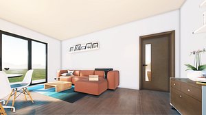 Bungalow model 01 3D