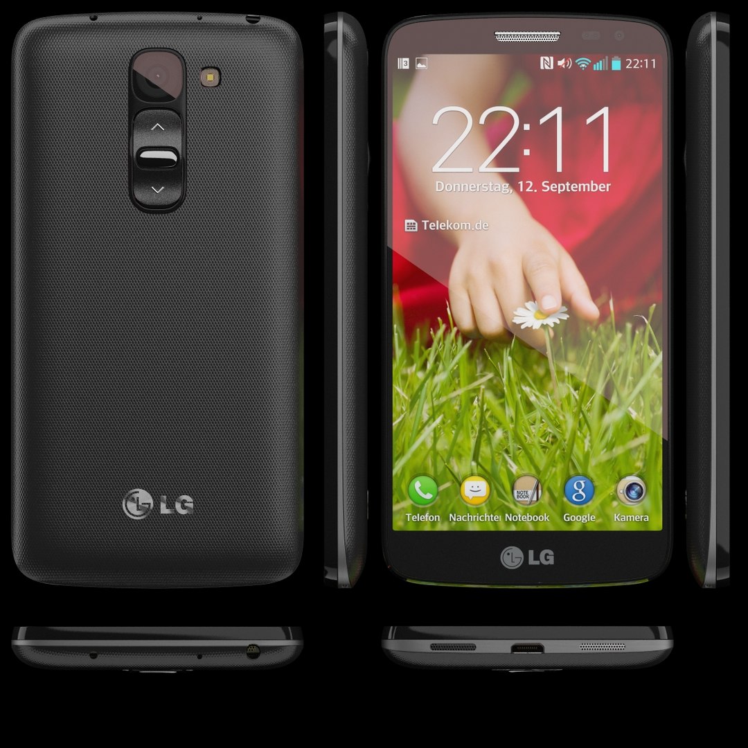 3d model lg g2 mini 2