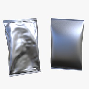 2 bags packaging 3d max