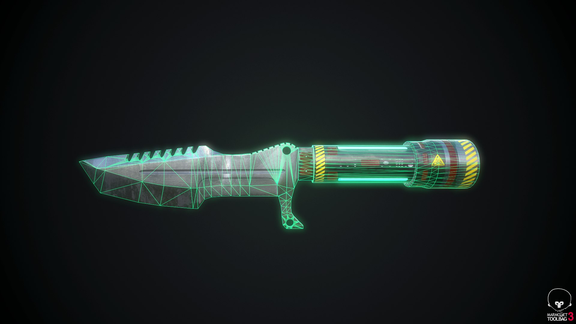 3D Sci-fi Exploding Throwing Knife - TurboSquid 1274210