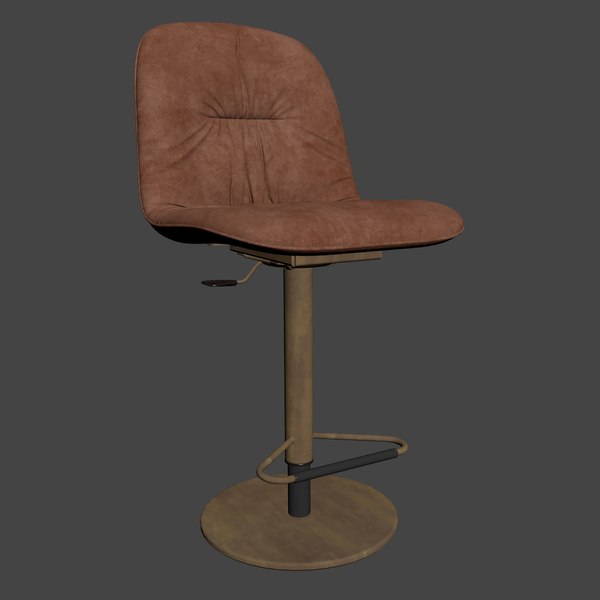 3D Bontempi Chantal Swivel Barstool - TurboSquid 1723492