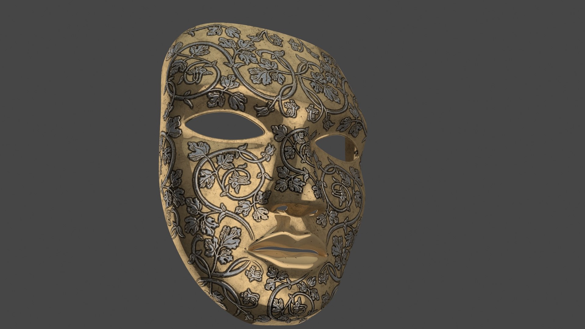 golden mask 3D https://p.turbosquid.com/ts-thumb/Yy/HbeZjJ/b1/bmgolden20021/jpg/1608293385/1920x1080/fit_q87/07ff7b1f9e50f1b5ceaa5a36a938f3aff31afa0d/bmgolden20021.jpg