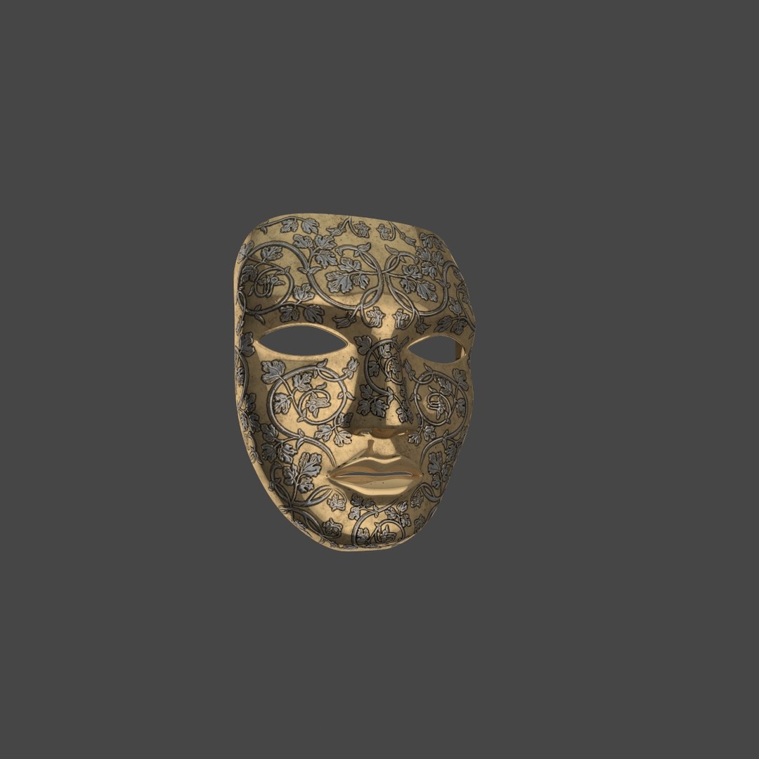golden mask 3D https://p.turbosquid.com/ts-thumb/Yy/HbeZjJ/gI/bmgolden10008/jpg/1608293333/1920x1080/fit_q87/82bce17badc9c4708197a9281e3bb10816ba5ecb/bmgolden10008.jpg