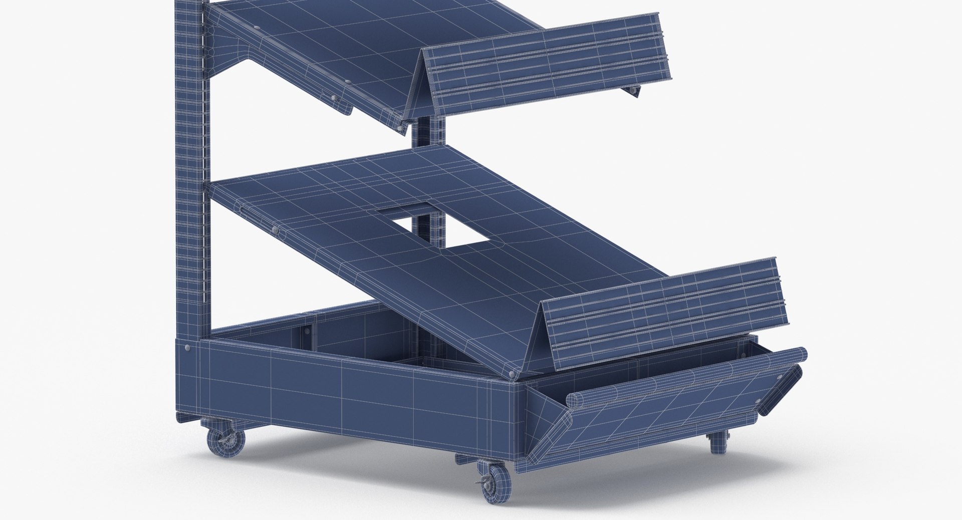 3D model Supermarket Modular Rack 01 - TurboSquid 2019565