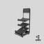 3D model Supermarket Modular Rack 01