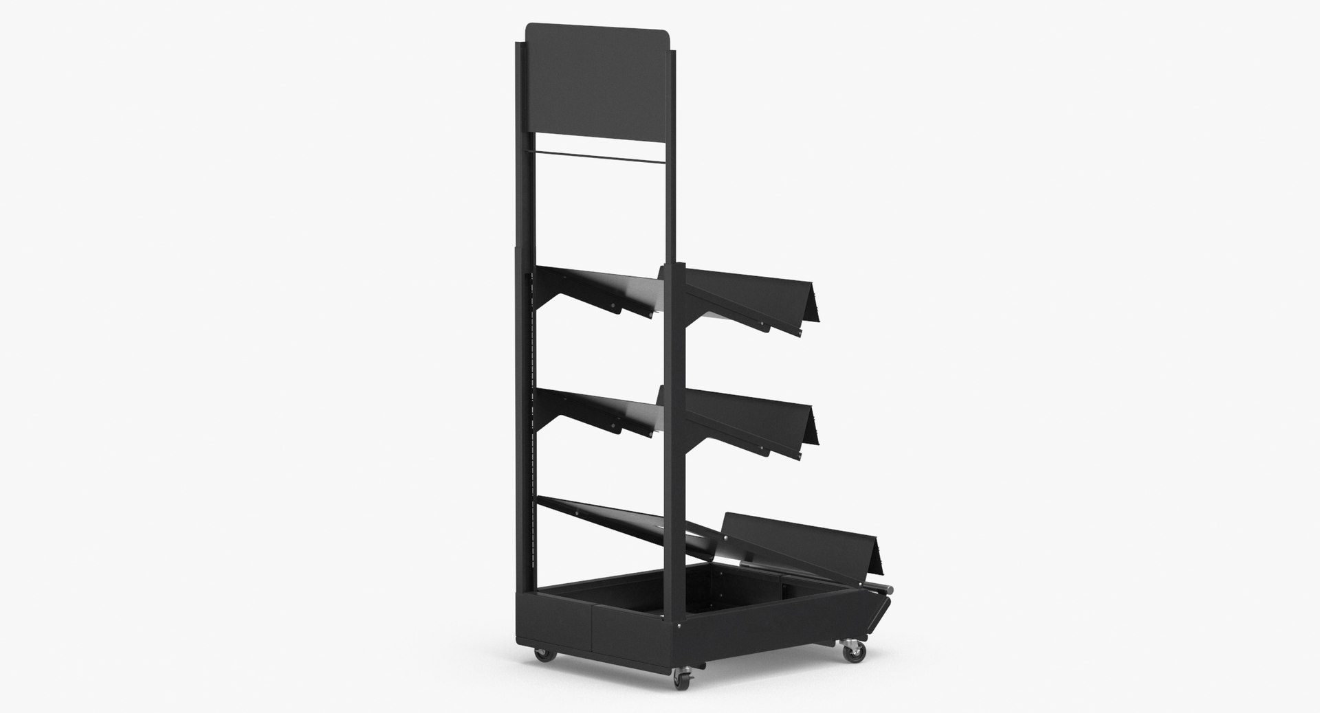 3D Model Supermarket Modular Rack 01 - TurboSquid 2019565