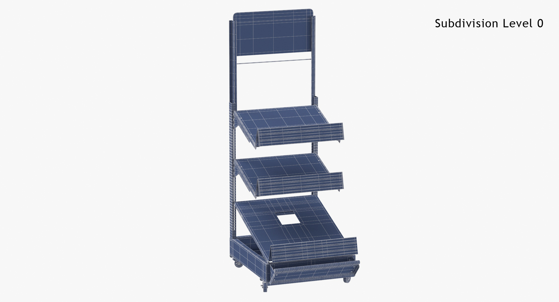 modelo 3d Supermarket Modular Rack 01 - TurboSquid 2019565