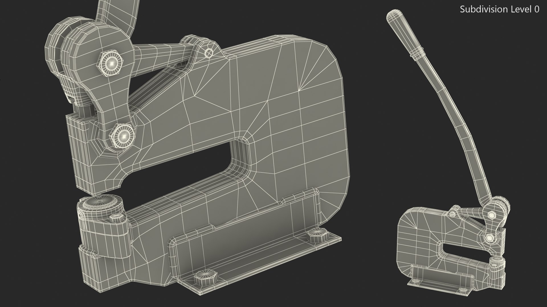 3D manual operated bench hole - TurboSquid 1700142