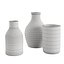 Ceramic vase geometric patterns