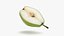 Pear Half - 3D Scanned