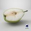 Pear Half - 3D Scanned