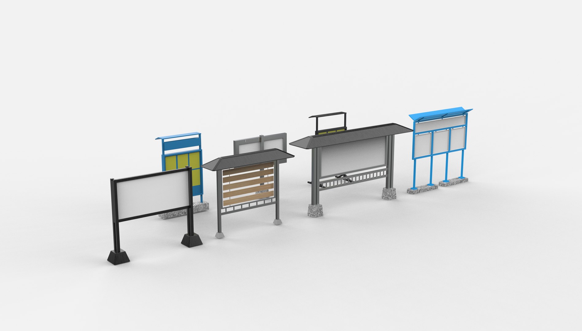 3D information board set 3D model model https://p.turbosquid.com/ts-thumb/Yy/QhgUC8/Lb/informationboardsetanimation.6318/jpg/1781715373/1920x1080/fit_q87/005c82a0b95ef3ea02713931684955d8649e157b/informationboardsetanimation.6318.jpg