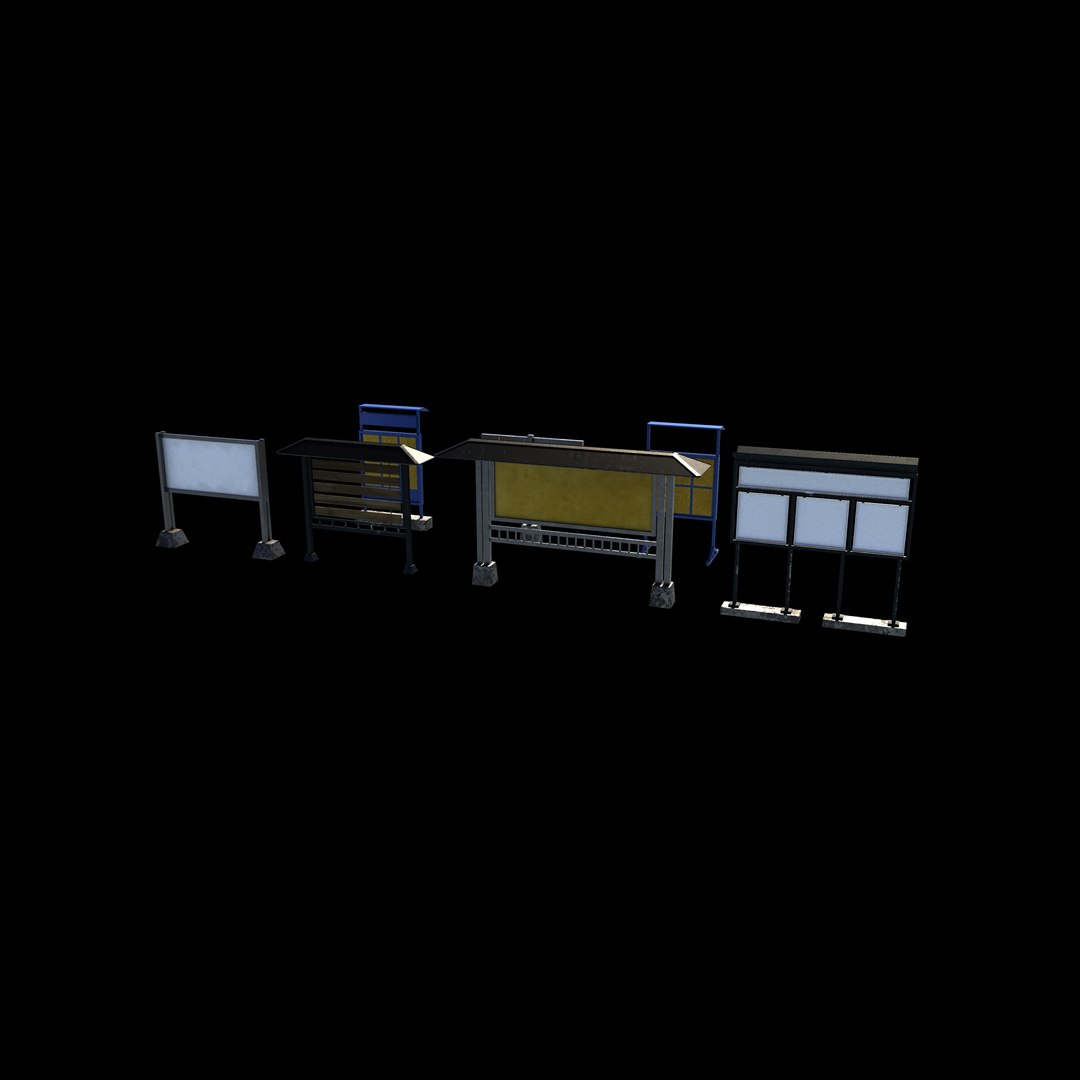 3D information board set 3D model model https://p.turbosquid.com/ts-thumb/Yy/QhgUC8/sq/informationboardset3/jpg/1781715346/1920x1080/fit_q87/754ec28256432afed7f750cdf3aa186074f30bd0/informationboardset3.jpg