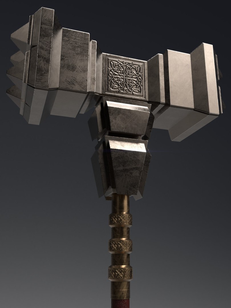 Hammer Vengeance Weapon 3D TurboSquid 1594964