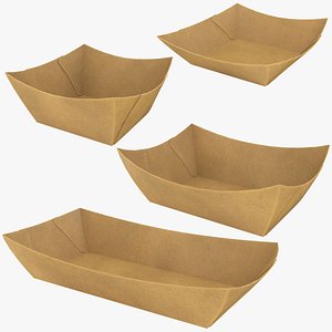 3D model Paper Plate Tray Collection