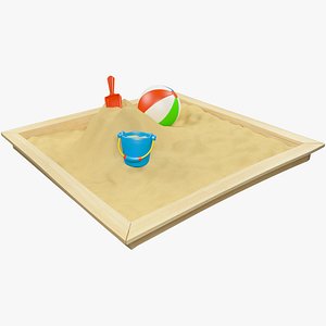 3D model sandbox sand box