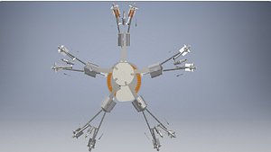 3D Edwards Radial Engine