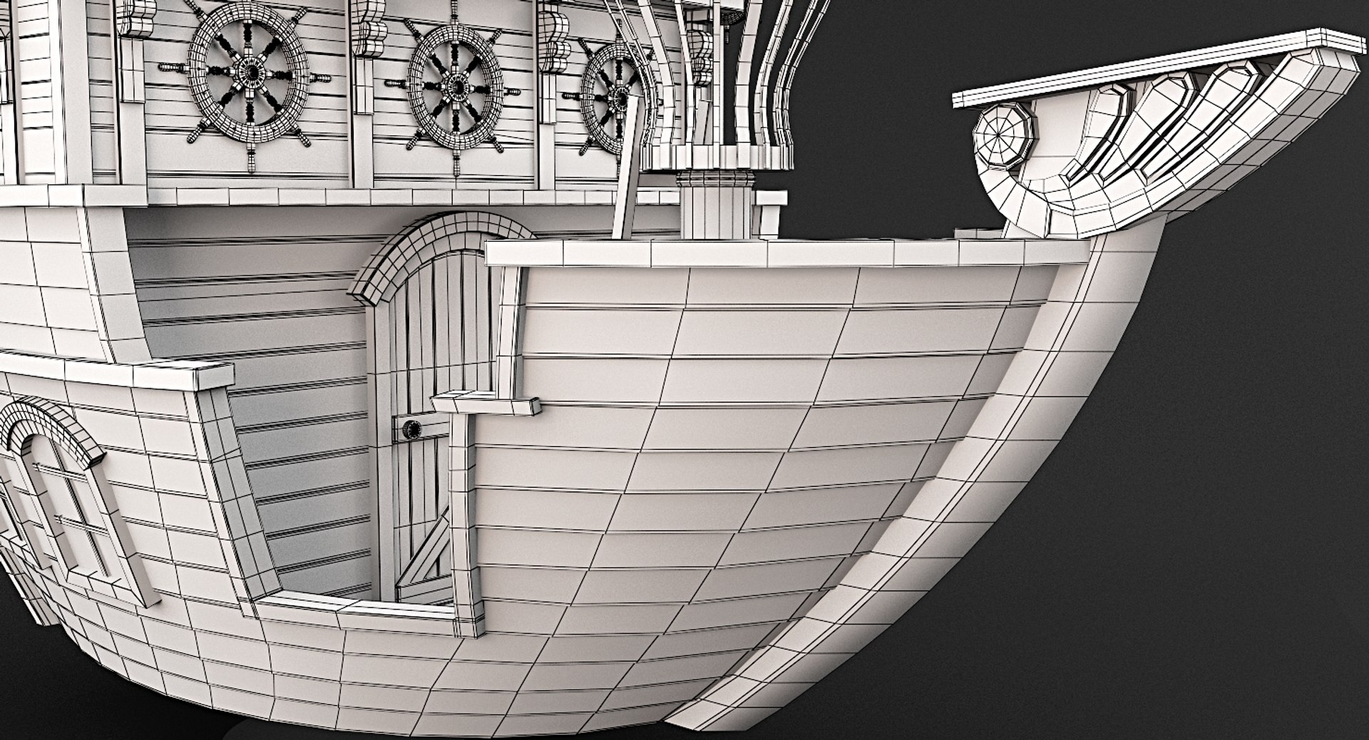 3d Children S Ship Model