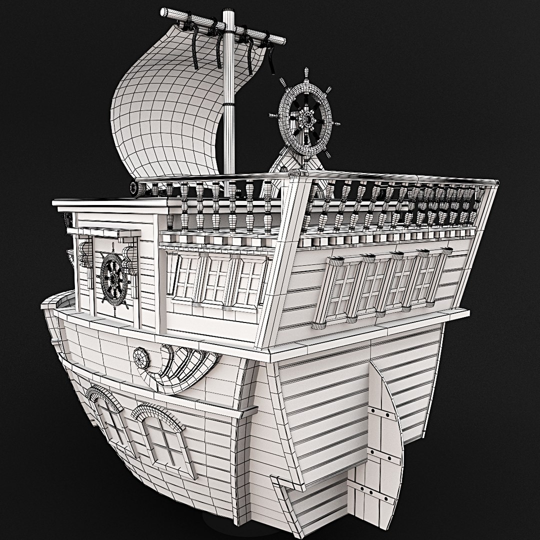 3d Children S Ship Model