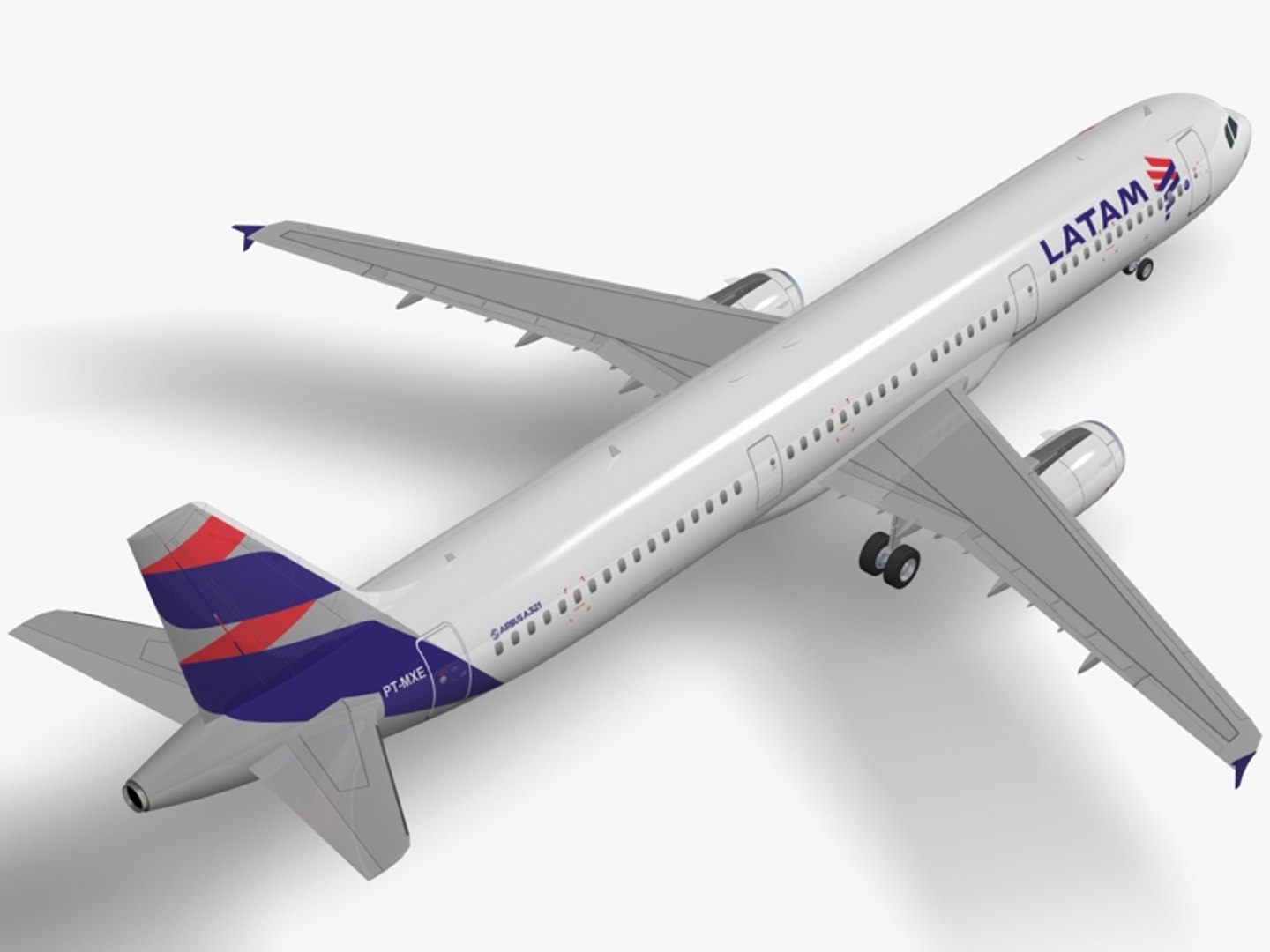 3D Airbus Latam A321 Model - TurboSquid 1277068