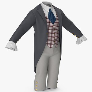 Tailcoat Suit 4 3D model