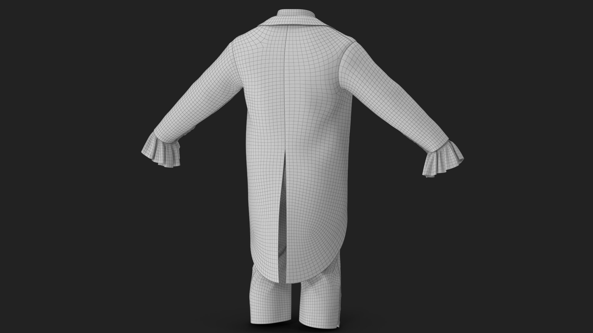 Tailcoat Suit 4 3D model https://p.turbosquid.com/ts-thumb/Yy/lE62Rw/7q/wireframe_04/jpg/1662702054/1920x1080/fit_q87/64553da5db656a28f178fb47cd8bbbe4ceddea3c/wireframe_04.jpg