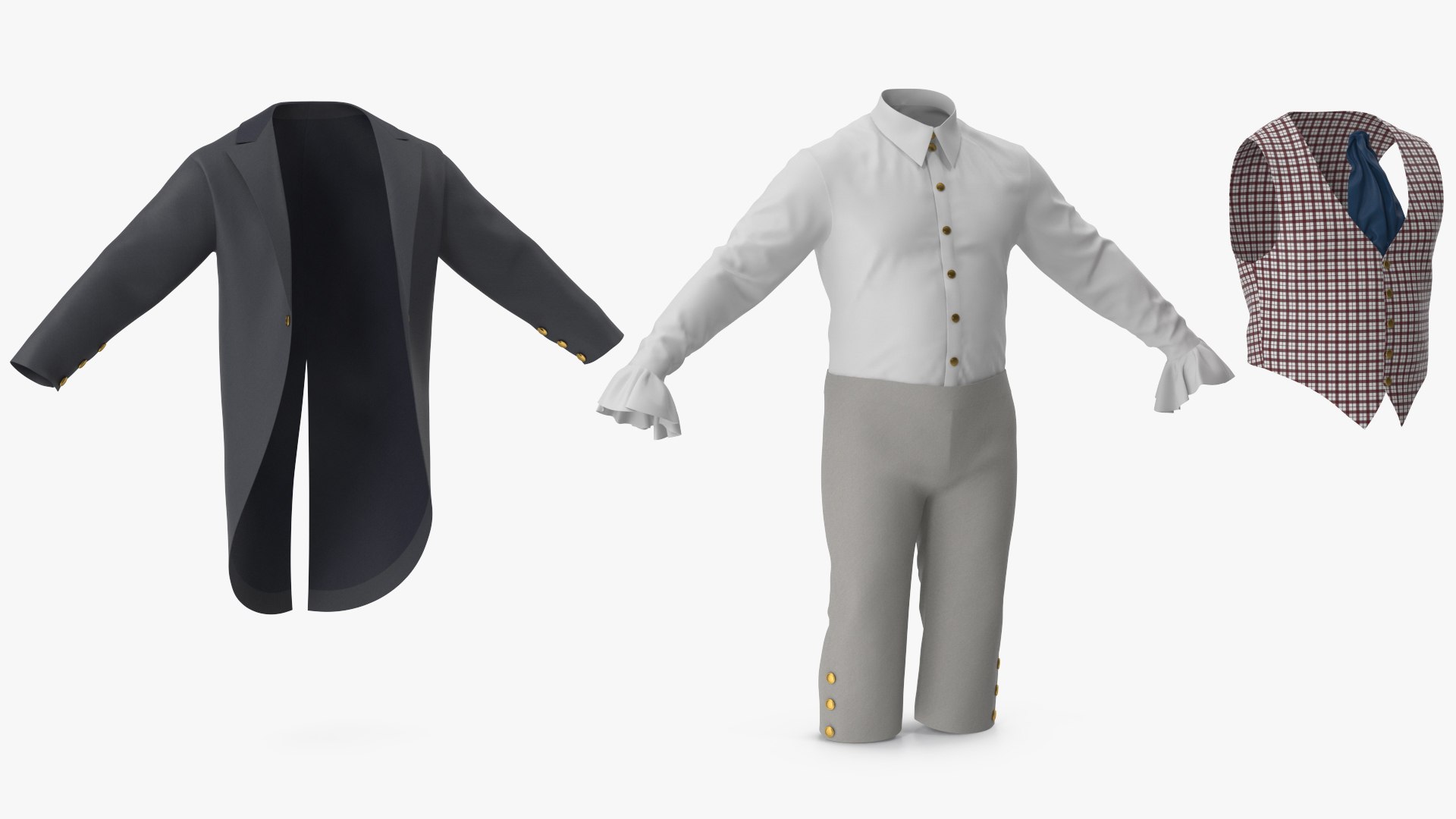 Tailcoat Suit 4 3D model https://p.turbosquid.com/ts-thumb/Yy/lE62Rw/PK/angles_05/jpg/1662701908/1920x1080/fit_q87/130e78f86162a6a92dfc3de843e15bea0b2497d4/angles_05.jpg