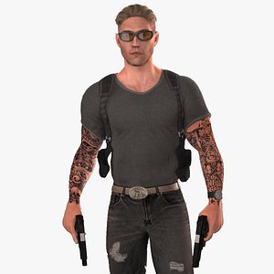 Rigged Special Agent 4K PBR 2020