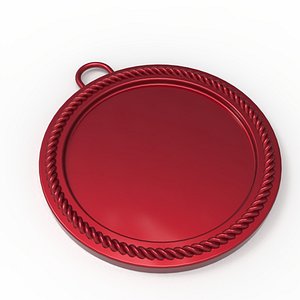 Pendant-Medallion-1-Blank 3D model