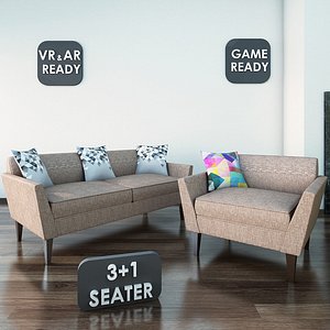 3d 3ds fabric sofa games