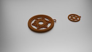 pendant crown chakra 3D model