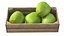 Coconut Green Wooden Crate