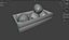 Coconut Green Wooden Crate