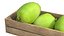 Coconut Green Wooden Crate