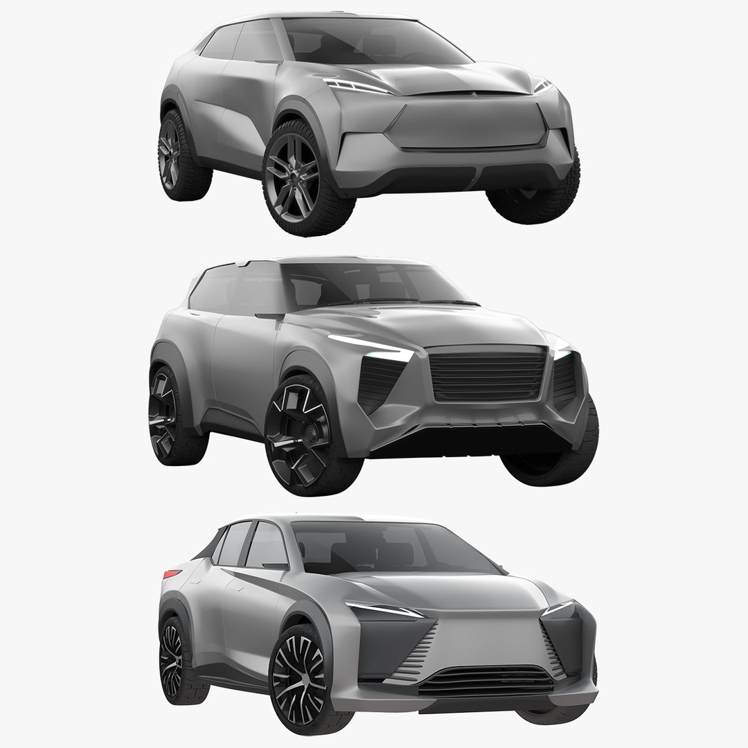 modelo 3d Colección de autos conceptuales del futuro - TurboSquid 1912275