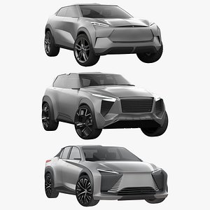 Future Concept Car Collection 3D model