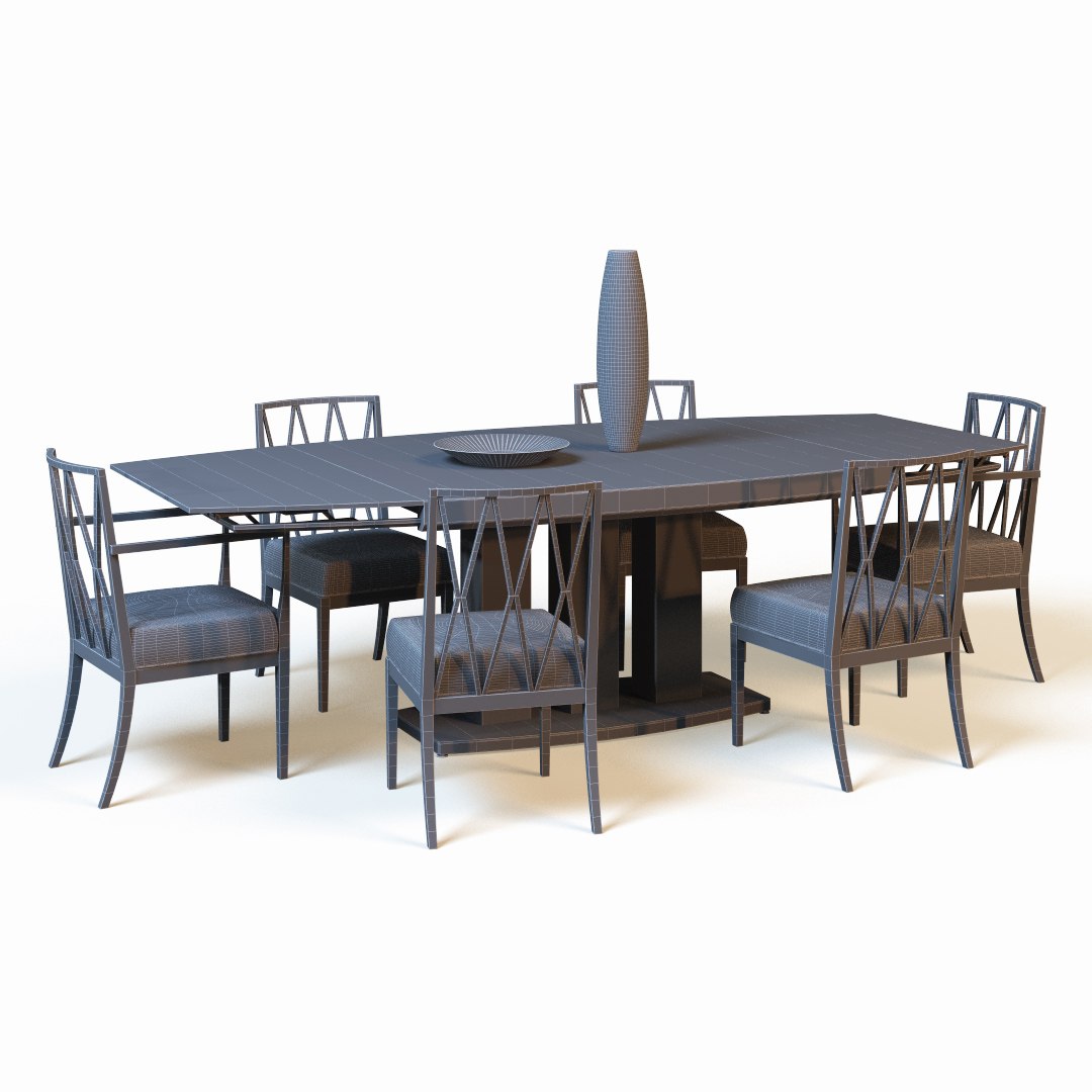 Dining Table 3d Model