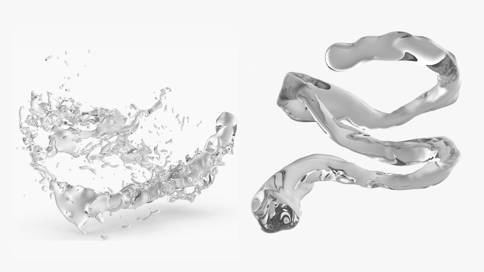 3D Model Water Splash Bundle - TurboSquid 1915900