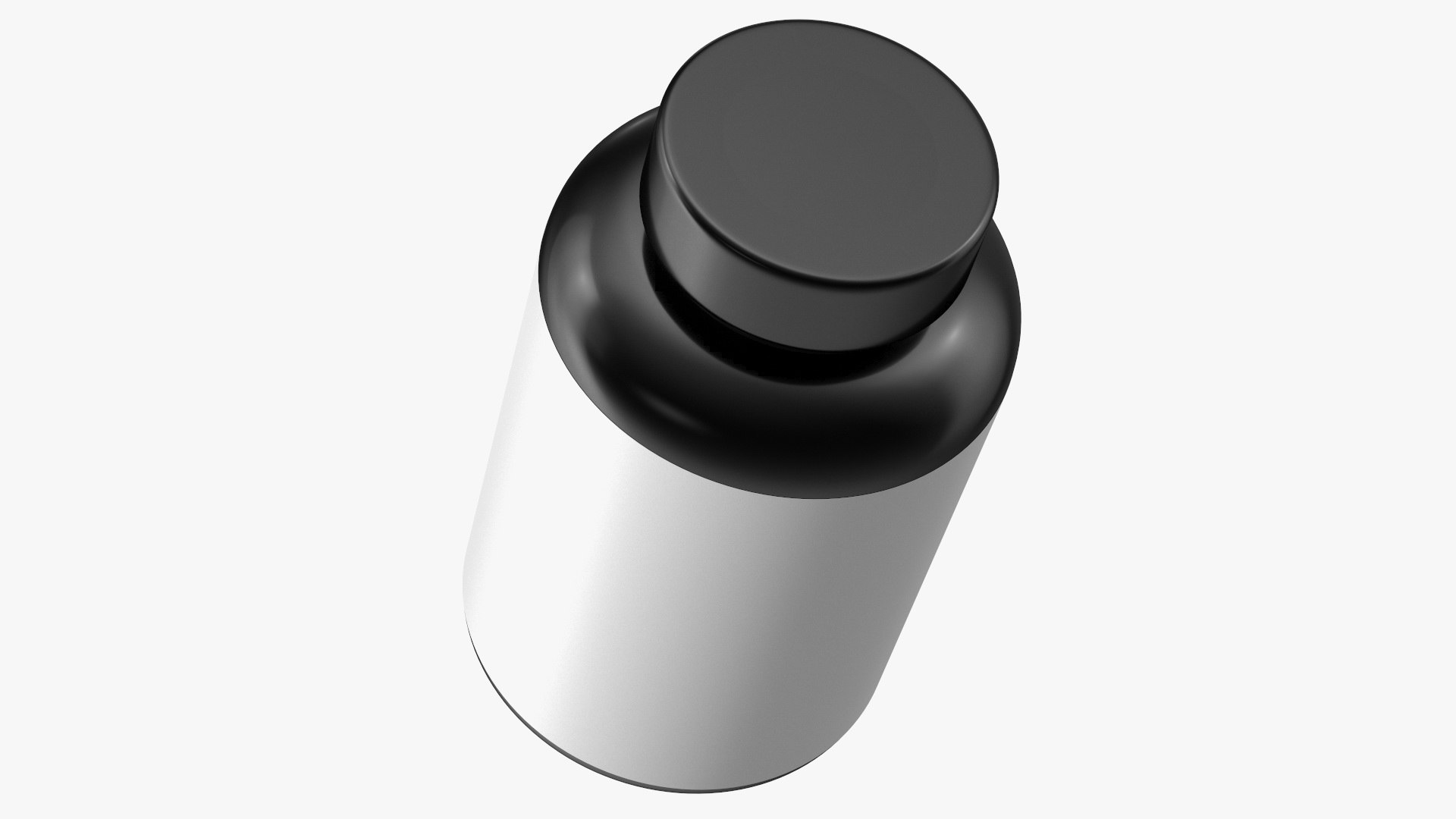 Plastic Jar Blank 3D model preview