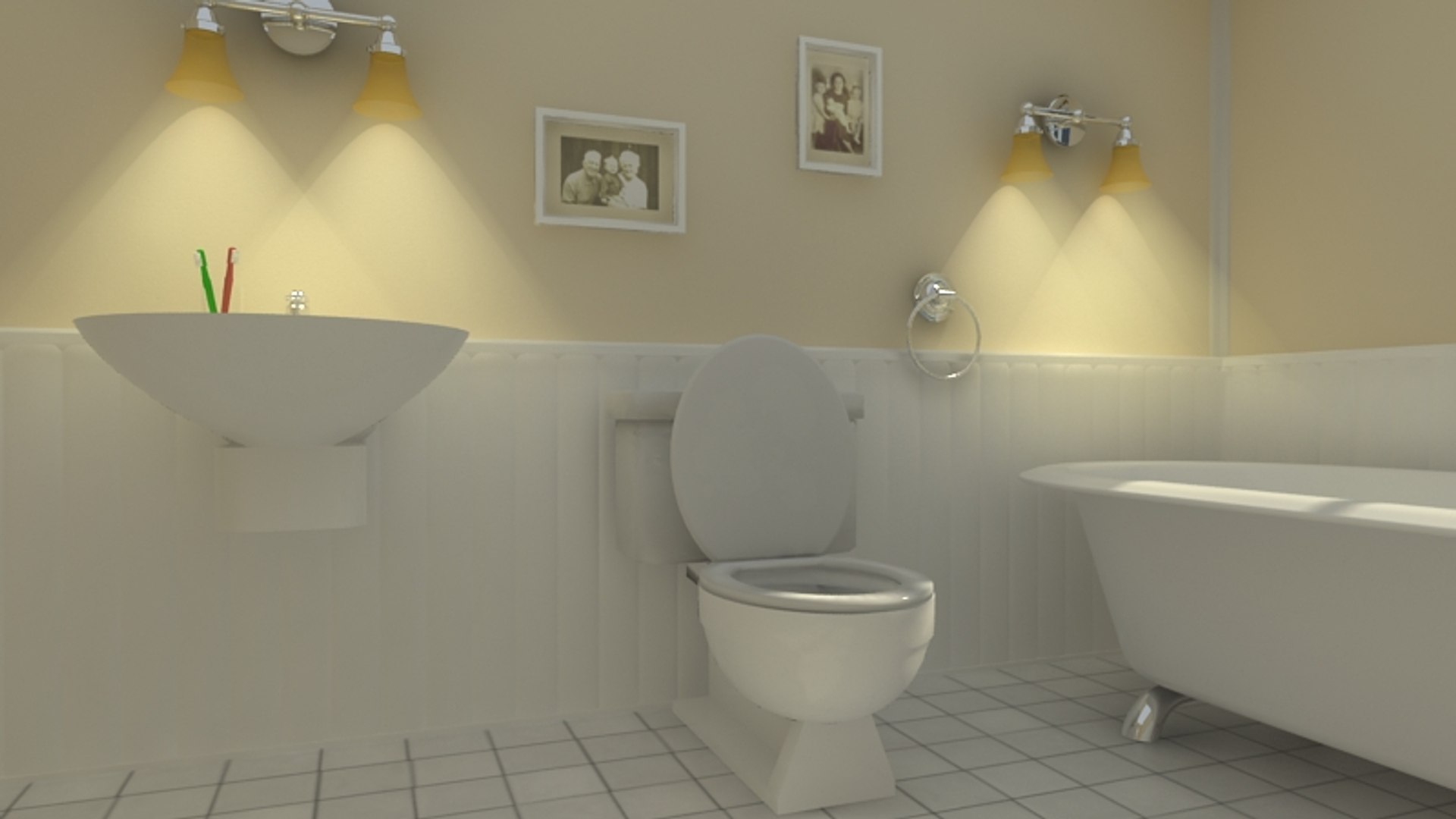 Bathroom 3D Model - TurboSquid 700510