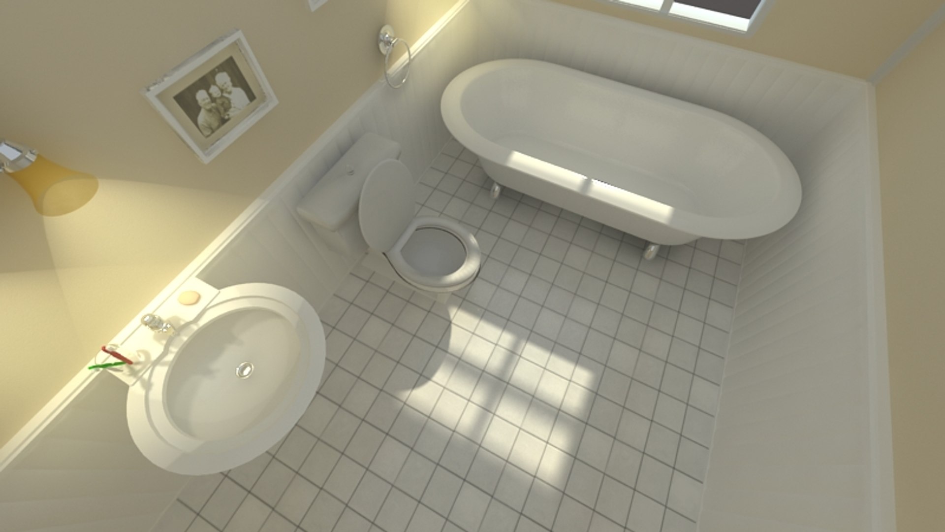 Bathroom 3D Model - TurboSquid 700510