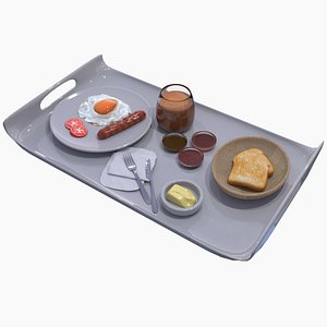 Breakfast On The Tray 3D
